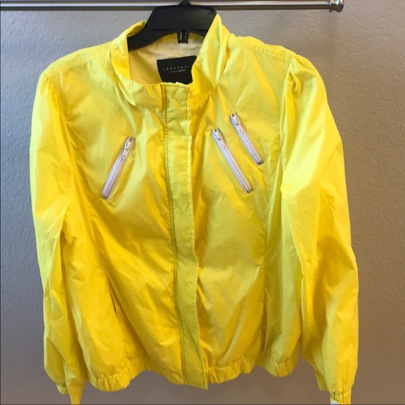 Sanctuary Jackets & Blazers - Sanctuary Yellow Water Resistant Jacket